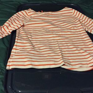 Orange and cream top